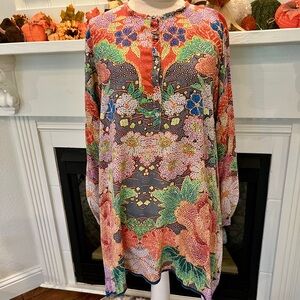 Johnny was Soft flowy tunic Large